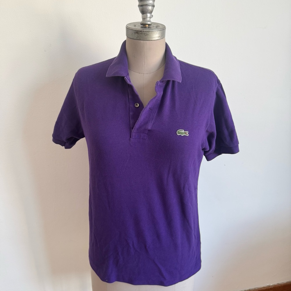 Lacoste Purple Polo Shirt